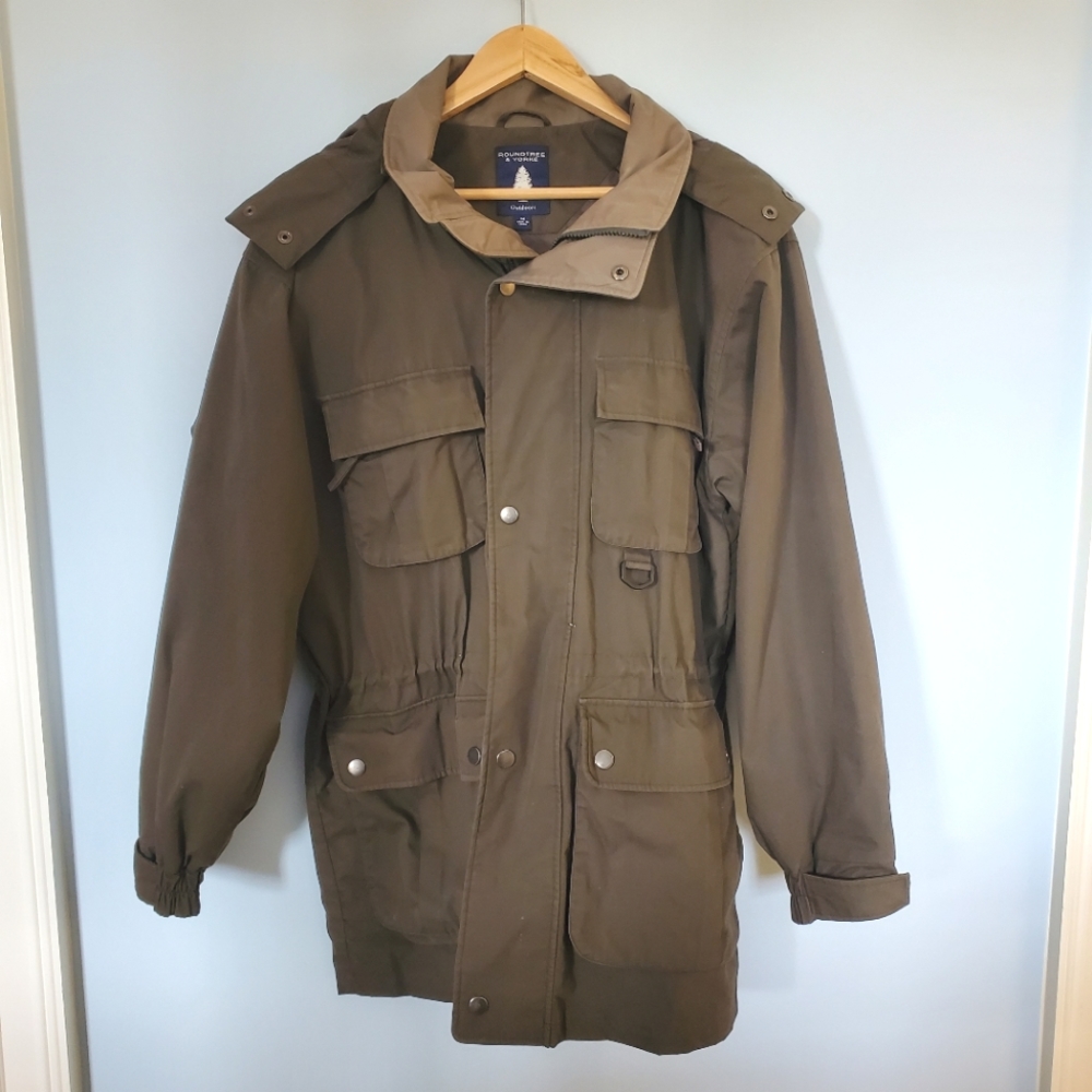 Roundtree and Yorke Kightweight Hooded Jacket